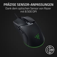 Ľahká káblová herná myš Razer Cobra s osvetlením Chroma RGB, 57 g, optické spínače 3. generácie, spodné podsvietenie, čierna 7