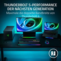 Externý grafický desktop Razer Core X V2 pre notebooky s rozhraním Thunderbolt – Thunderbolt 3 – 3,5-slotové PCIe – vetraná oceľová skriňa – čierna 3