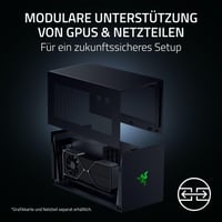 Externý grafický desktop Razer Core X V2 pre notebooky s rozhraním Thunderbolt – Thunderbolt 3 – 3,5-slotové PCIe – vetraná oceľová skriňa – čierna 6