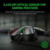 Razer DeathAdder Essential 2021 Vezetékes Gamer Egér 6400 DPI Optikai Szenzor - black, DeathAdder Essential (2021) 2
