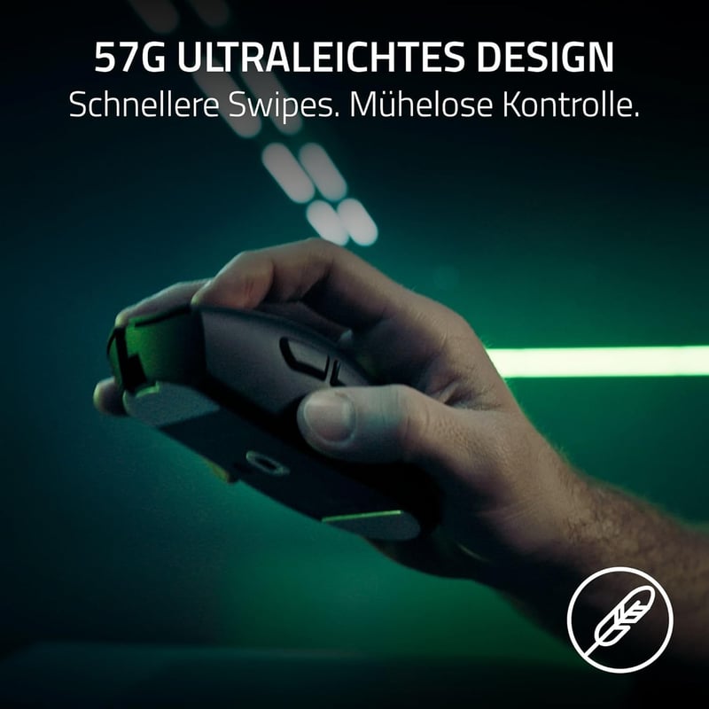 Razer DeathAdder V4 Pro Wireless Gamer Egér 57g Fehér 45K Szenzor - White, DeathAdder V4 Pro