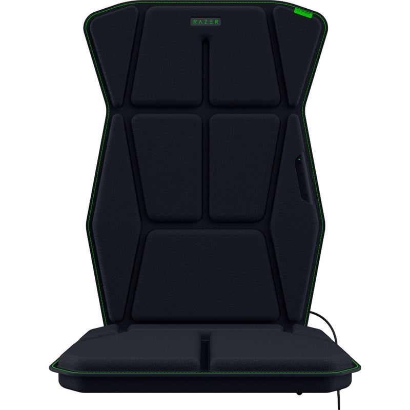 Razer Freyja Haptički jastuk za gaming sjedalo - Sensa HD haptika, HyperSpeed bežična veza i Bluetooth, Synapse EQ, crna, za gaming i uredske stolice