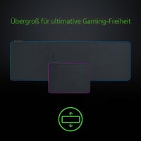 Mousepad Gaming Razer Goliathus Extended Chroma XXL cu Iluminare RGB, Suport Cablu, Margini Cusute, Negru 8