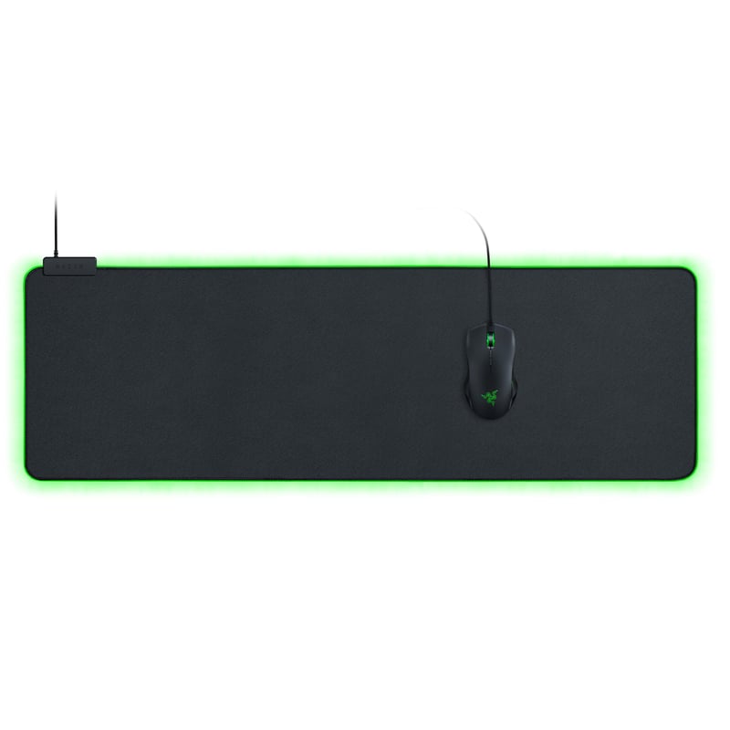 Mousepad Gaming Razer Goliathus Extended Chroma XXL cu Iluminare RGB, Suport Cablu, Margini Cusute, Negru