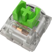 Sada mechanických spínačov Razer – Zelený "clicky" spínač, 3. generácia, balenie, priehľadný kryt, šošovka pre LED, životnosť 100 miliónov stlačení 9