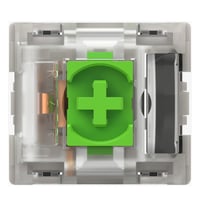 Sada mechanických spínačov Razer – Zelený "clicky" spínač, 3. generácia, balenie, priehľadný kryt, šošovka pre LED, životnosť 100 miliónov stlačení 10