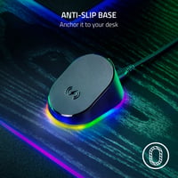 Razer Mouse Dock Pro s bezdrôtovým nabíjacím pukom – Magnetické nabíjanie, HyperPolling 8K Hz, Chroma RGB, protišmyková základňa – Čierna 6