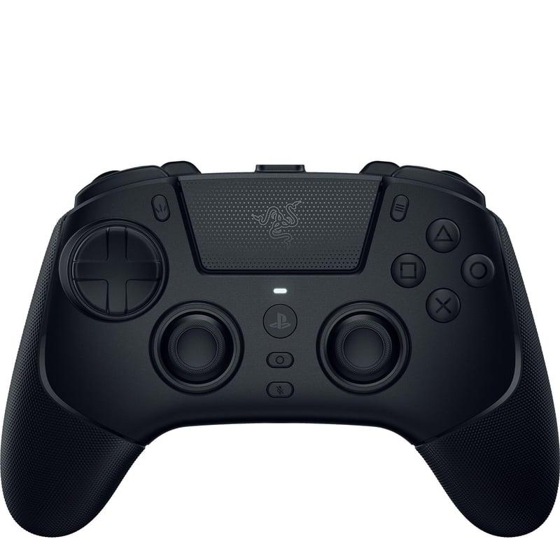 Controller Wireless E-Sport Razer Raiju V3 Pro pentru PlayStation 5 și PC - 4 Butoane detașabile, 2 Bumpere, Stick-uri analogice TMR, Pro HyperTrigger - Negru