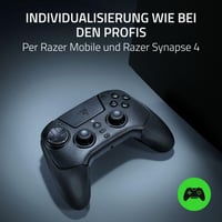 Controller Wireless E-Sport Razer Raiju V3 Pro pentru PlayStation 5 și PC - 4 Butoane detașabile, 2 Bumpere, Stick-uri analogice TMR, Pro HyperTrigger - Negru 9