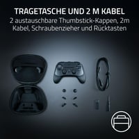 Controller Wireless E-Sport Razer Raiju V3 Pro pentru PlayStation 5 și PC - 4 Butoane detașabile, 2 Bumpere, Stick-uri analogice TMR, Pro HyperTrigger - Negru 10
