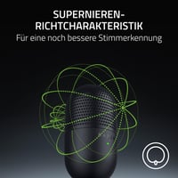 USB kondenzátorový mikrofón Razer Seiren V3 Mini – superkardioidný, funkcia Tap-to-Mute, čierny 3