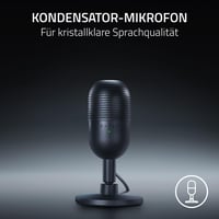USB kondenzátorový mikrofón Razer Seiren V3 Mini – superkardioidný, funkcia Tap-to-Mute, čierny 2