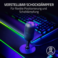 USB kondenzátorový mikrofón Razer Seiren V3 Mini – superkardioidný, funkcia Tap-to-Mute, čierny 5