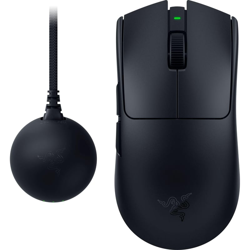 Bezdrôtová herná myš Razer Viper V4 Pro – 49 g ultraľahká, senzor Focus Pro 50K, HyperSpeed Gen-2 8 kHz, optické koliesko, PC/Mac – čierna