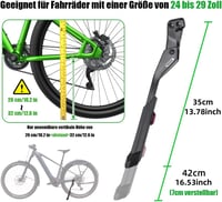RBRL Állítható Kerékpárständer Alumínium 24-29 Hüvelyk Mountainbike Ebike 2