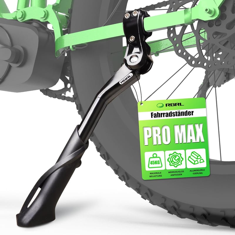 RBRL Podesivi aluminijski stalak za bicikl za kotače veličine 24-29" - protuklizna baza, nosivost 45 kg, za MTB, cestovne i e-bicikle