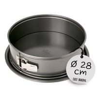 Formă de tort cu arc RBV Birkmann 28 cm rotundă – Oțel carbon gri, strat antiaderent de marcă, margine extra înaltă de 9 cm, protecție împotriva scurgerilor 1