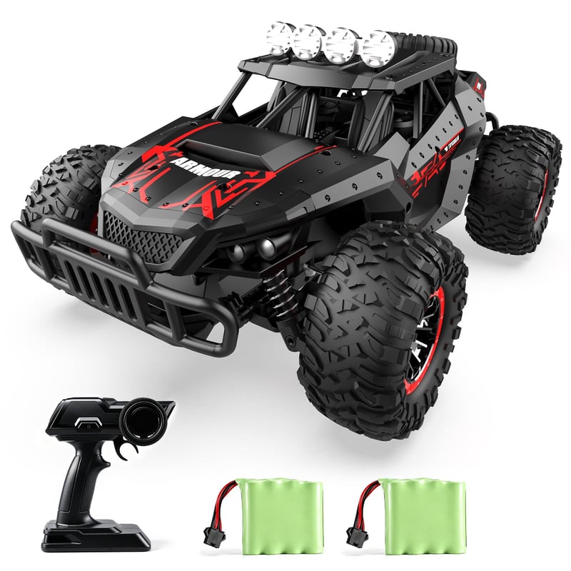 RC tech Terénne auto na diaľkové ovládanie, mierka 1:16, 20 km/h, 2,4 GHz, s akumulátorom, 70 minút hrania, pre chlapcov aj dievčatá