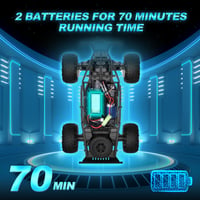 RC tech Terénne auto na diaľkové ovládanie, mierka 1:16, 20 km/h, 2,4 GHz, s akumulátorom, 70 minút hrania, pre chlapcov aj dievčatá 4