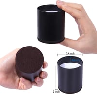 Înălțătoare de mobilă din oțel carbon RCHYFEED, 4 bucăți - negru - înălțime 5 cm 2