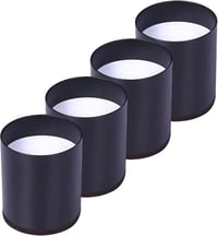 Înălțătoare de mobilă din oțel carbon RCHYFEED, 4 bucăți - negru - înălțime 5 cm 1