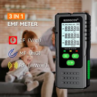 RDINSCOS EMF mérő elektromágneses sugárzás detektor kézi EF/MF/RF 2