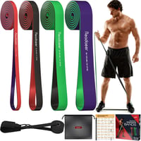 Readaeer Fitnesz Gumiszalag Szett Ajtóhorgos Tárolótáskával Otthoni Edzéshez - 7-57 kg 1
