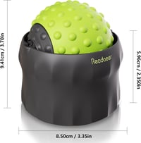Readaeer Masszázslabda Fascia Lazításhoz - Izomfájdalom, Mélyszöveti, Trigger Pont Kezelés, Jóga Kiegészítő, Kézi Masszírozó Labda, 2 db 2