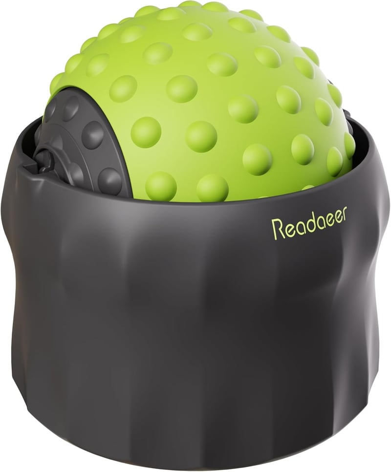 Readaeer Masszázslabda Fascia Lazításhoz - Izomfájdalom, Mélyszöveti, Trigger Pont Kezelés, Jóga Kiegészítő, Kézi Masszírozó Labda, 2 db