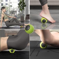 Readaeer Masszázslabda Fascia Lazításhoz - Izomfájdalom, Mélyszöveti, Trigger Pont Kezelés, Jóga Kiegészítő, Kézi Masszírozó Labda, 2 db 3