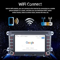 REAKOSOUND Android 11 Autórádió 2DIN VW Golf Passat 7" IPS Bluetooth GPS WiFi 5