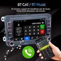 REAKOSOUND Android 11 Autórádió 2DIN VW Golf Passat 7" IPS Bluetooth GPS WiFi 4