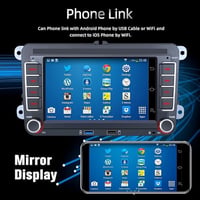 REAKOSOUND Android 11 Autórádió 2DIN VW Golf Passat 7" IPS Bluetooth GPS WiFi 2