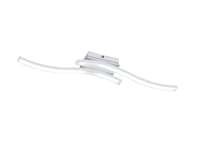 Reality Leuchten Route R62472131 LED stropna svjetiljka, mat bijeli metal, 2x5W LED, moderna rasvjeta za dnevni boravak i spavaću sobu 1