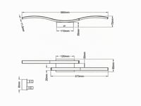 Reality Leuchten Route R62472131 LED stropna svjetiljka, mat bijeli metal, 2x5W LED, moderna rasvjeta za dnevni boravak i spavaću sobu 4
