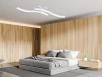 Reality Leuchten Route R62472131 LED stropna svjetiljka, mat bijeli metal, 2x5W LED, moderna rasvjeta za dnevni boravak i spavaću sobu 3