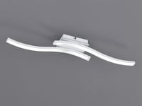 Reality Leuchten Route R62472131 LED stropna svjetiljka, mat bijeli metal, 2x5W LED, moderna rasvjeta za dnevni boravak i spavaću sobu 2