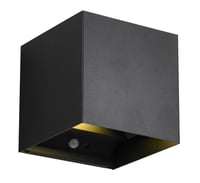 Reality Leuchten Talent R27759132 LED akumulátorová nástenná lampa, matný čierny kov, magnetické uchytenie, snímač pohybu, súmrakový senzor, nabíjanie cez USB-C, Fe 1