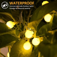 Realky 100 LED tündérfény 15m meleg fehér dimmelhető távirányítóval IP65 - 15 m, Warm White-b 2