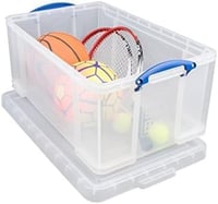 Really Useful Box 64 literes átlátszó műanyag tárolódoboz – 2 db-os csomag, színtelen 10