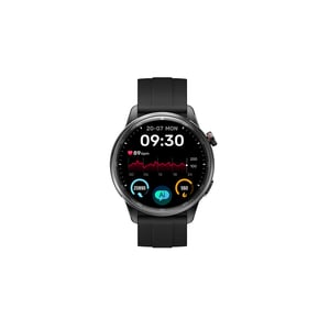 Pametni sat realme Watch S2 - crni, 1,43-inčni AMOLED zaslon, IP68 vodootpornost, Bluetooth, 150+ brojčanika, silikonski remen. Jako zaprljan, ne reagira na punjenje, izgreban.