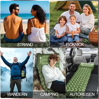 Realtopdo 12cm Önfelfújó Camping Matrac Vízálló Légágy Túrázáshoz Utazáshoz 6