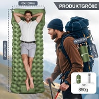 Realtopdo 12cm Önfelfújó Camping Matrac Vízálló Légágy Túrázáshoz Utazáshoz 2