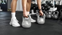 Rebel Electro Kettlebell Bitumen 6 kg RBA-2322G-06 Sivá činka na cvičenie 5