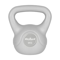 Rebel Electro Kettlebell Bitumen 6 kg RBA-2322G-06 Sivá činka na cvičenie 2