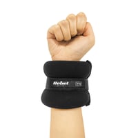 Rebel Electro neoprénové závažia na zápästie a členky 2x3 kg, nastaviteľné záťažové manžety na suchý zips na silový a kardio tréning, modré 4