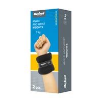 Rebel Electro neoprénové závažia na zápästie a členky 2x3 kg, nastaviteľné záťažové manžety na suchý zips na silový a kardio tréning, modré 5
