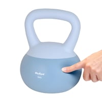 Rebel Electro mäkká kettlebell 5 kg, bezpečné a tiché PVC závažie na fitness tréning 4