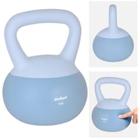Rebel Electro mäkká kettlebell 5 kg, bezpečné a tiché PVC závažie na fitness tréning 5