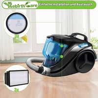 Rebirthcare súprava 3 ks HEPA filtrov pre vysávače Rowenta Compact Power Cyclonic RO3731EA RO3753EA RO3786EA náhradný filter ZR005901 8
